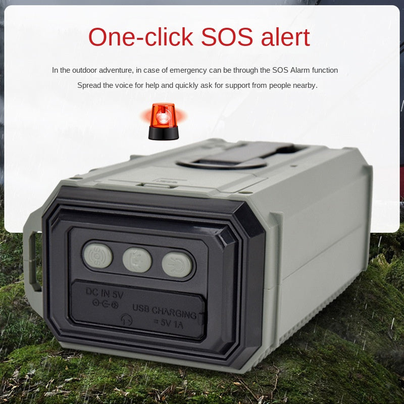 Radio disaster prevention and emergency full band radio solar charging lighting mobile portable radio - V.I.P Digital Presence