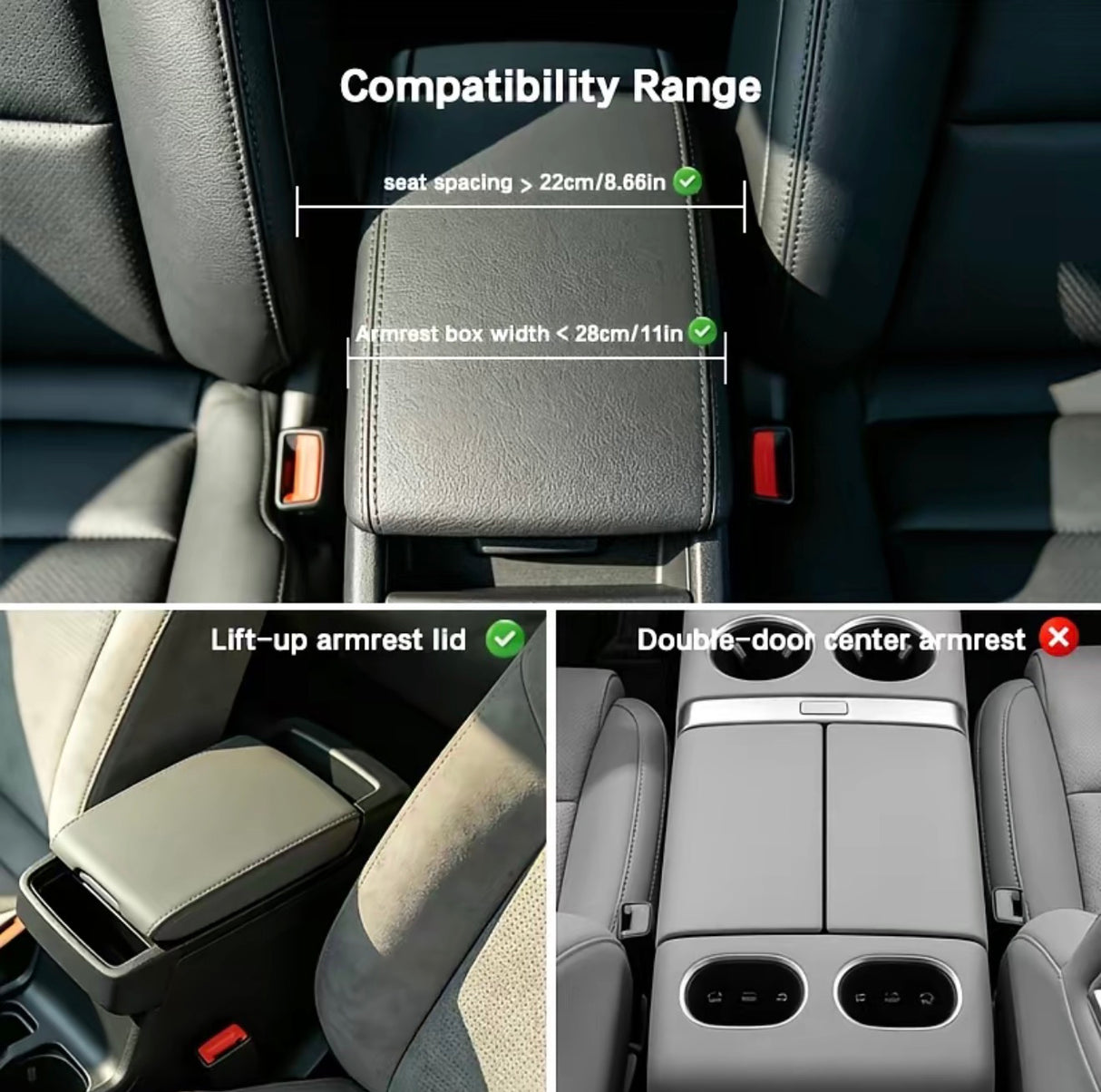 ComfortRest Car Armrest Cushion