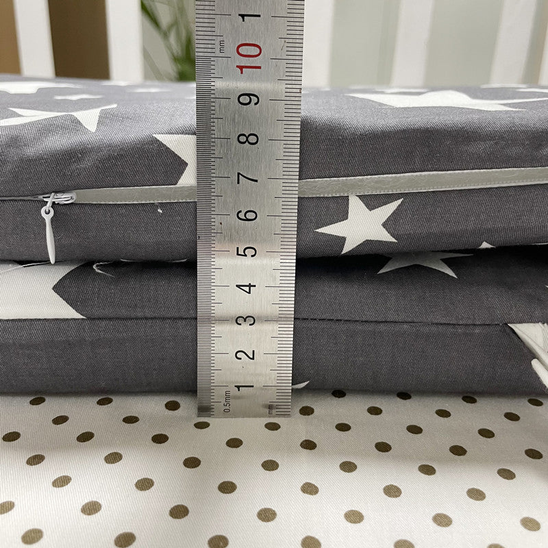 Valla de cama para bebés Four Seasons Valla de cama de algodón anticaída para bebés y niños Valla protectora de cama de algodón para bebés