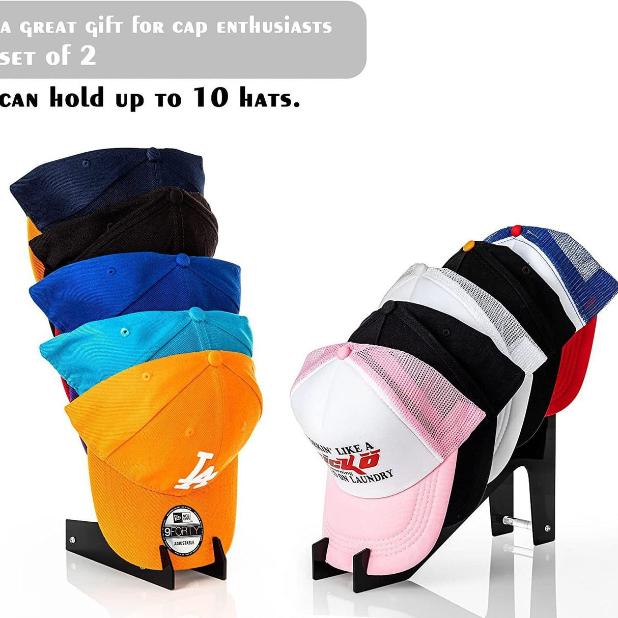 Hat Wall Hanging Rack Acrylic Duck Tongue Hat Storage Rack - V.I.P Digital Presence