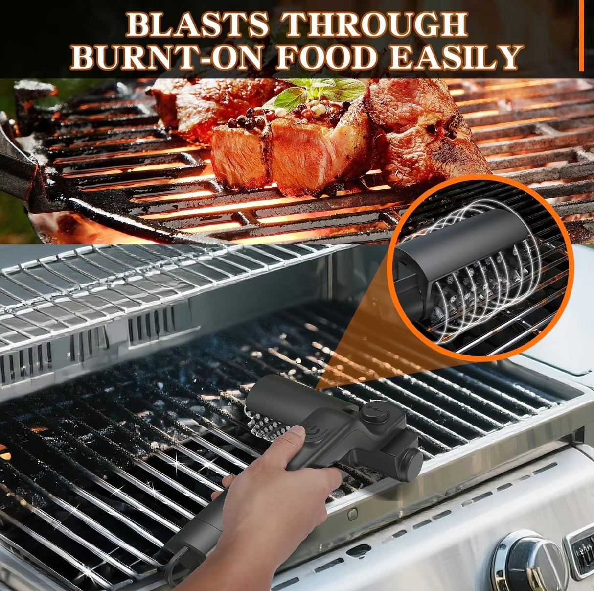 GrillForce Electric Brush