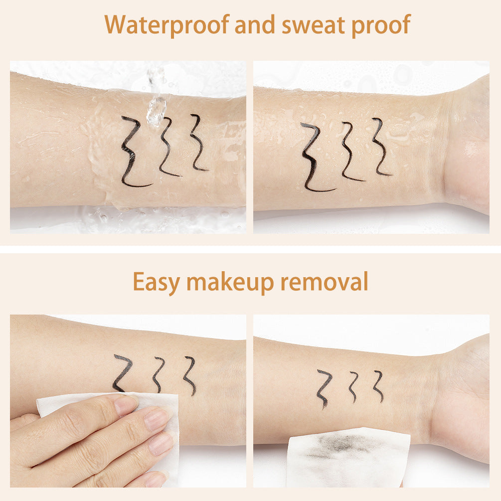 QIBEST Ultra-Fine Eyeliner Waterproof Sweat-Proof Quick-Drying No Dizzy Makeup, Smooth Beginner Student Eyeliner - V.I.P Digital Presence