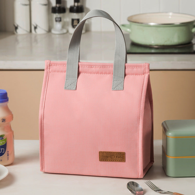 Fashionable and simple vertical large capacity portable insulated lunch bag - V.I.P Digital Presence