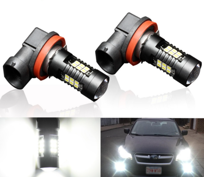 2Pcs H8 H11 Led HB4 9006 HB3 9005 Fog Lights Bulb 3030SMD 1200LM 6000K White Car Driving Running Lamp Auto Leds Light 12V 24V - V.I.P Digital Presence