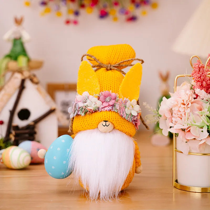 Easter Decorations Easter Knitted Rudolf Rabbit Doll Decoration - V.I.P Digital Presence