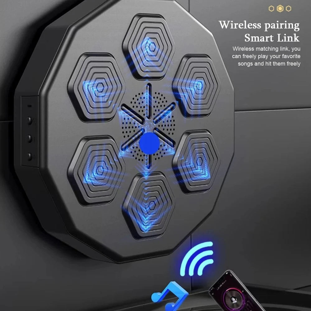 Smart Music Boxing Machine Wall Mounted Bluetooth Smart Fun Punch Boxing Trainer Wall Target Punching Pads Suitable For Home - V.I.P Digital Presence