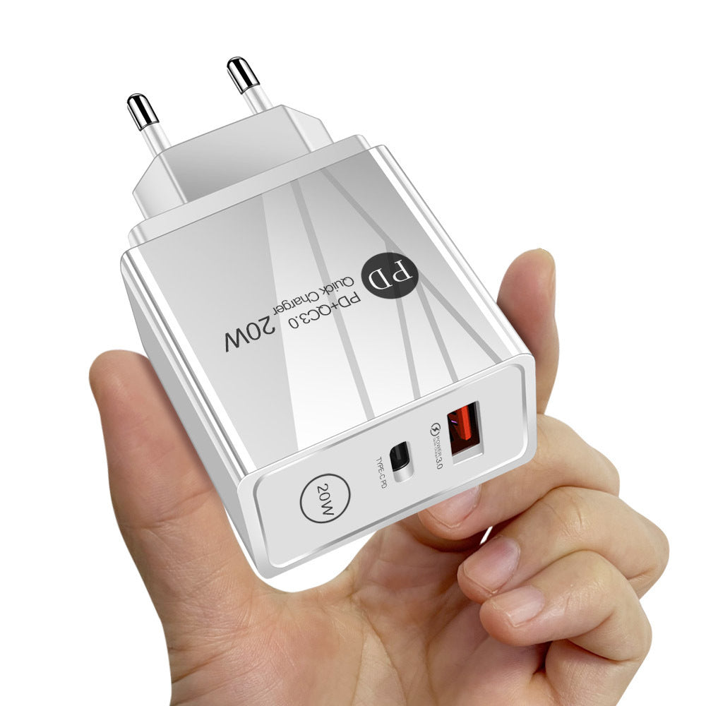 Cargador de teléfono móvil PD QC3.0 de carga rápida de 20 W