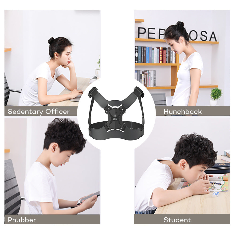 HailiCare Intelligent Vibration Voice Abdomen Correction Posture With Back Correction Belt Correction Posture - V.I.P Digital Presence