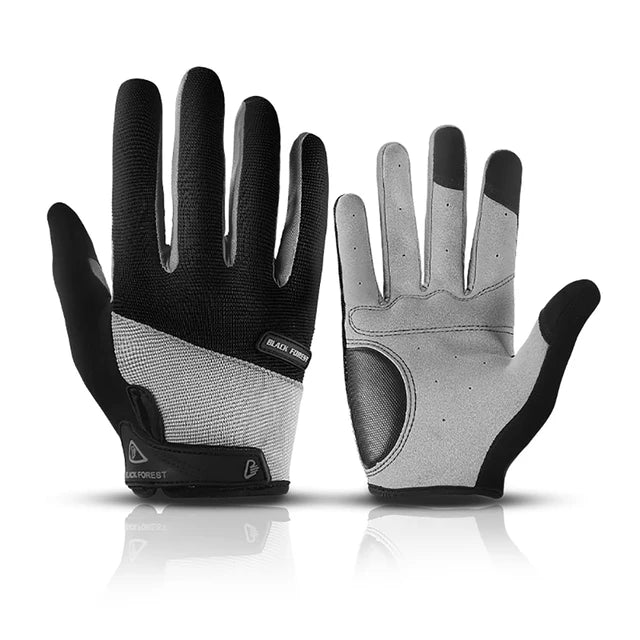 Outdoor sports men's and women's anti slip and wear-resistant fitness bicycles breathable full finger riding touch screen gloves - V.I.P Digital Presence