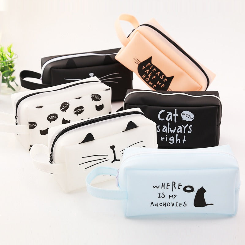 New Cat's Kingdom Pencil Bag Cartoon Cat Student Pencil Case Large Capacity Creative Stationery Box Pencil Bag - V.I.P Digital Presence
