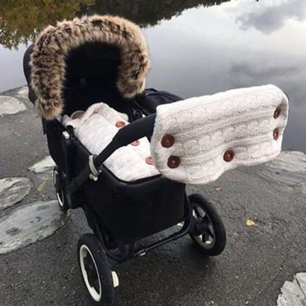 Infant Baby Swaddle Sleeping Bag Cute Soft Sleep Sack Stroller Wrap+Stroller Gloves - V.I.P Digital Presence