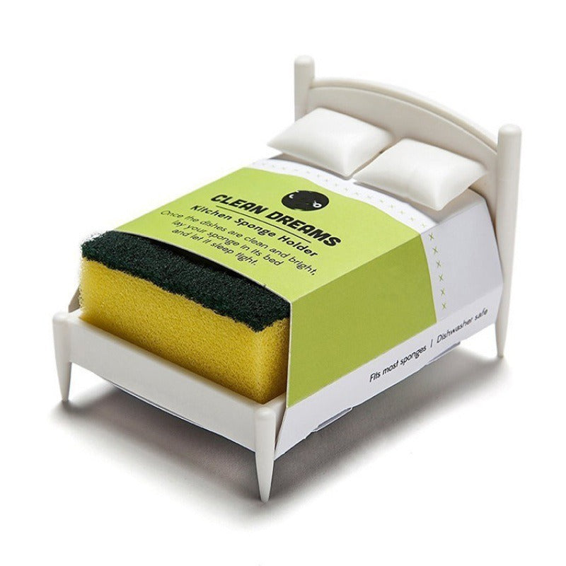 Creative cleaning cloth sponge storage small bed design cleaning cloth storage rack kitchen drainage storage rack - V.I.P Digital Presence