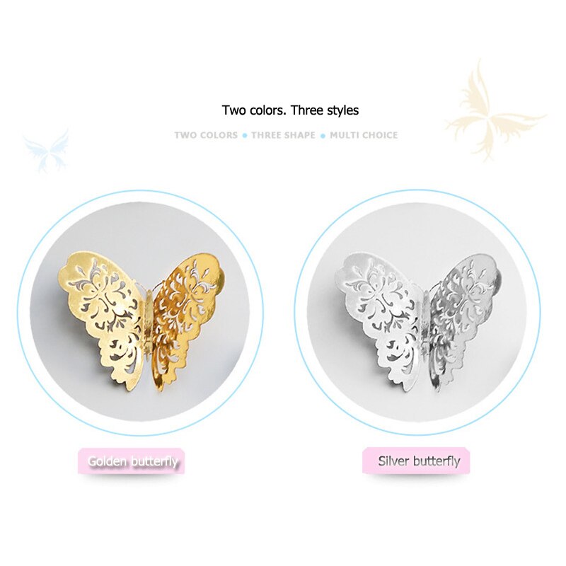 12pcs 3D Hollow Butterfly Wall Sticker for Home Decor DIY Butterflies Fridge stickers Room Decoration Party Wedding Decor - V.I.P Digital Presence