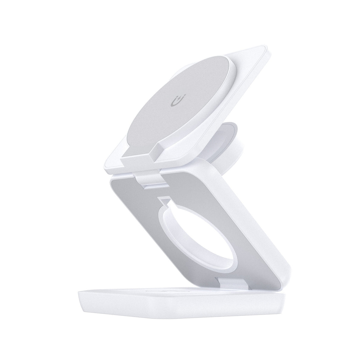 Three in one wireless charger with foldable magnetic suction suitable for iPhone wireless charging, phone holder desktop - V.I.P Digital Presence