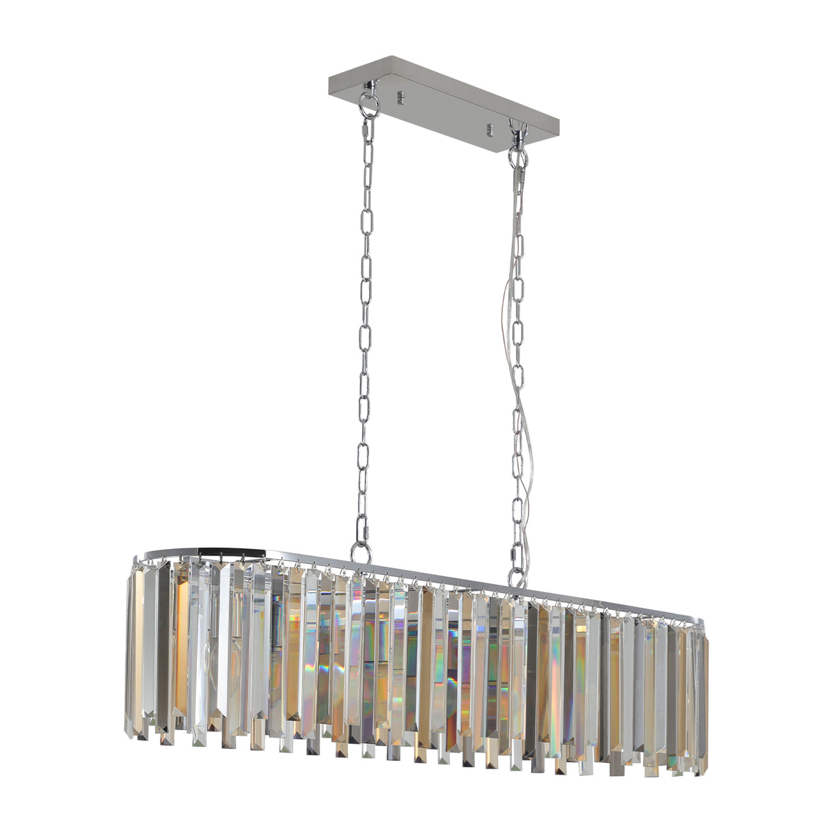 Modern Oval Crystal ceiling chandelier Luxury Home Decor Light Fixture - V.I.P Digital Presence