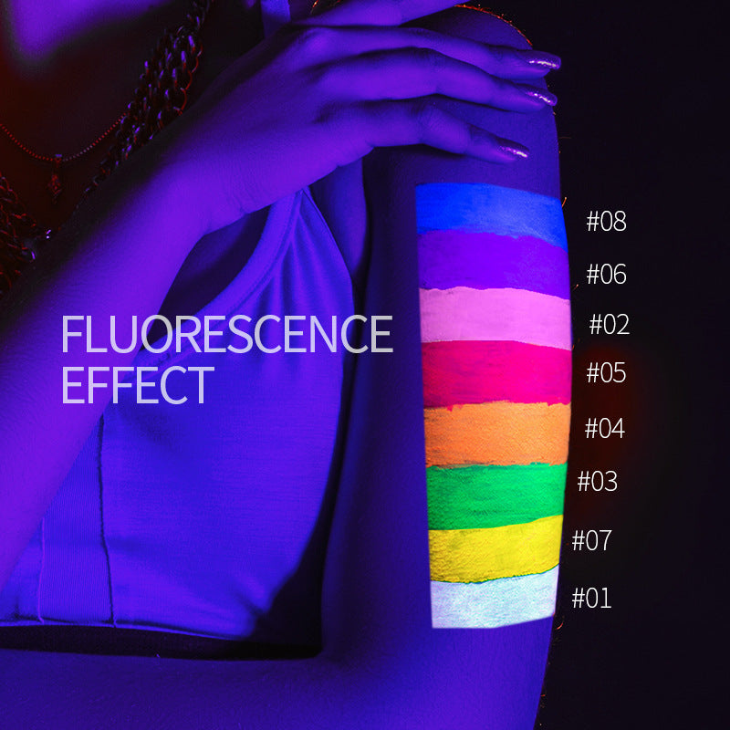 Fit Colors Fluorescent Luminous Color Eyeliner Rainbow Painted Graffiti Waterproof Quick Drying Eyeliner - V.I.P Digital Presence