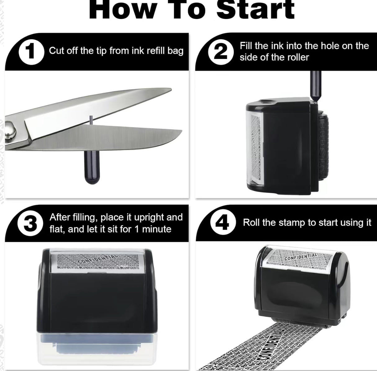 InfoGuard Roller Stamp