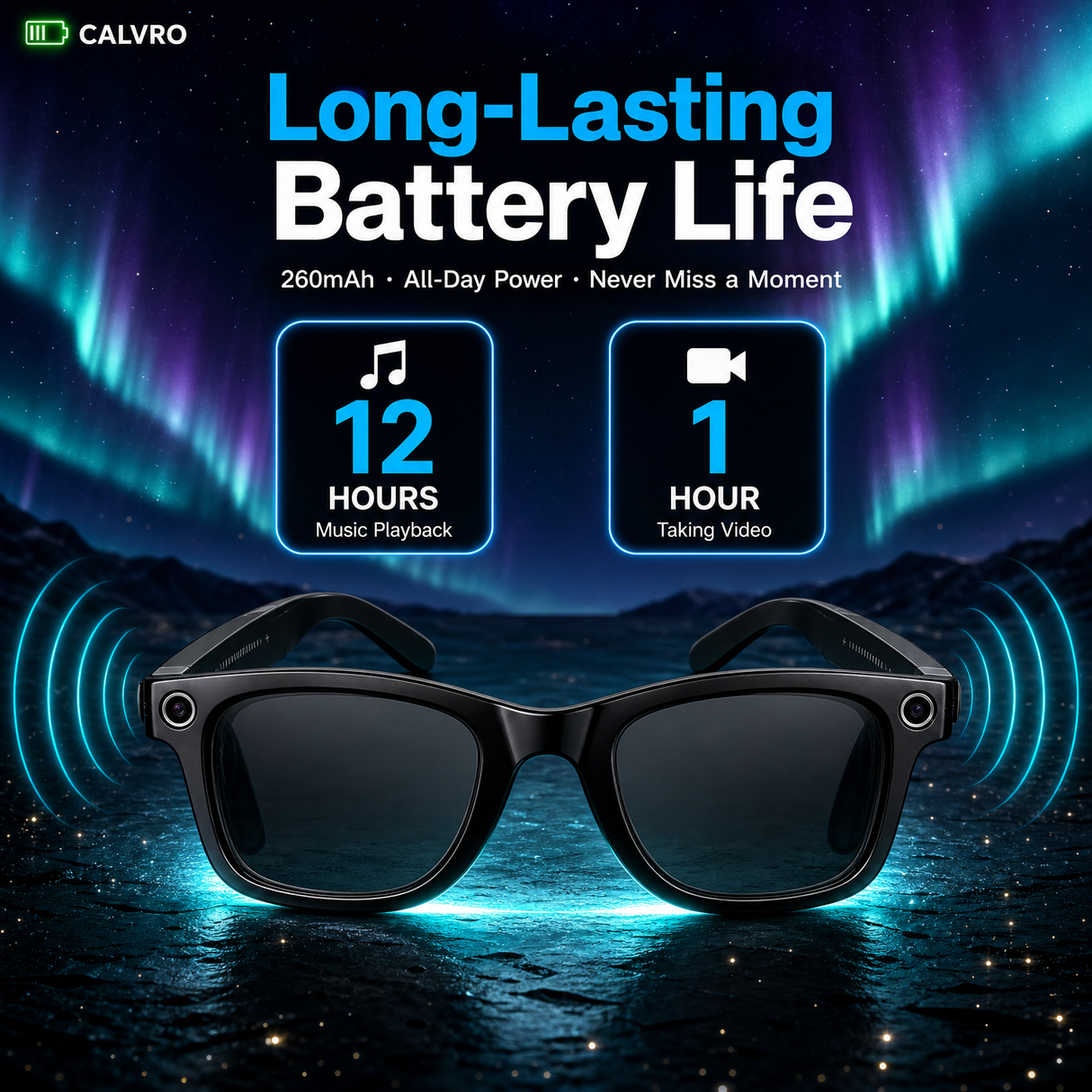 Smart AI Camera Glasses