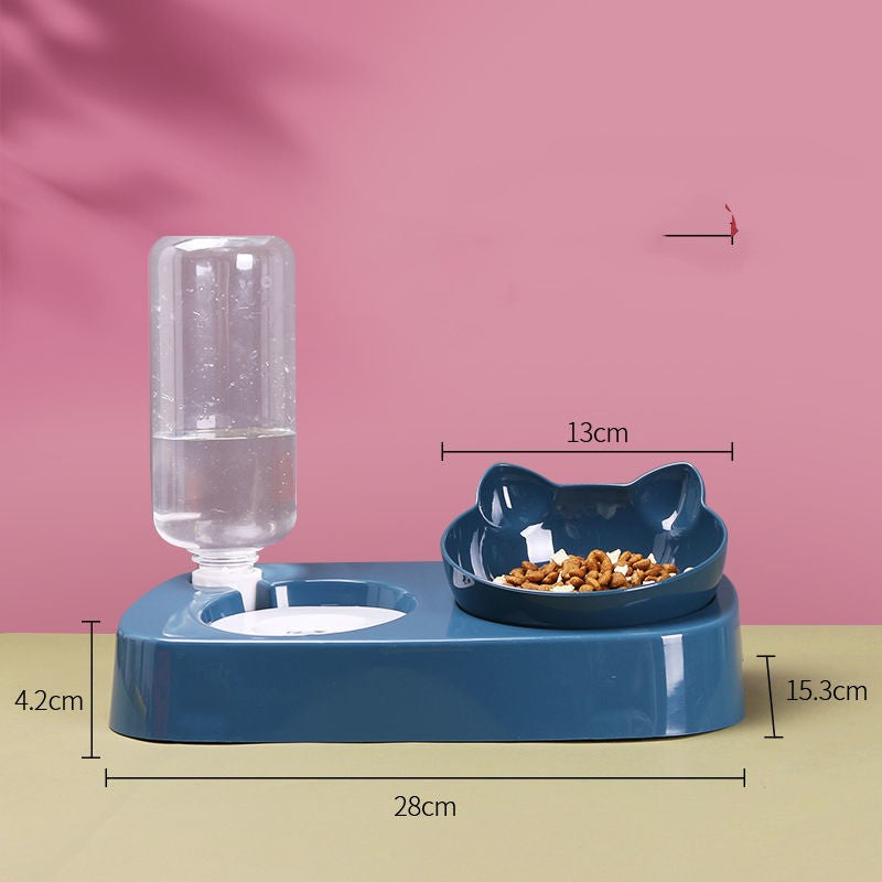 Pet bowls save space reduce flipping wet mouth cat bowls pet automatic water dispensers pet food bowls dog bowls - V.I.P Digital Presence
