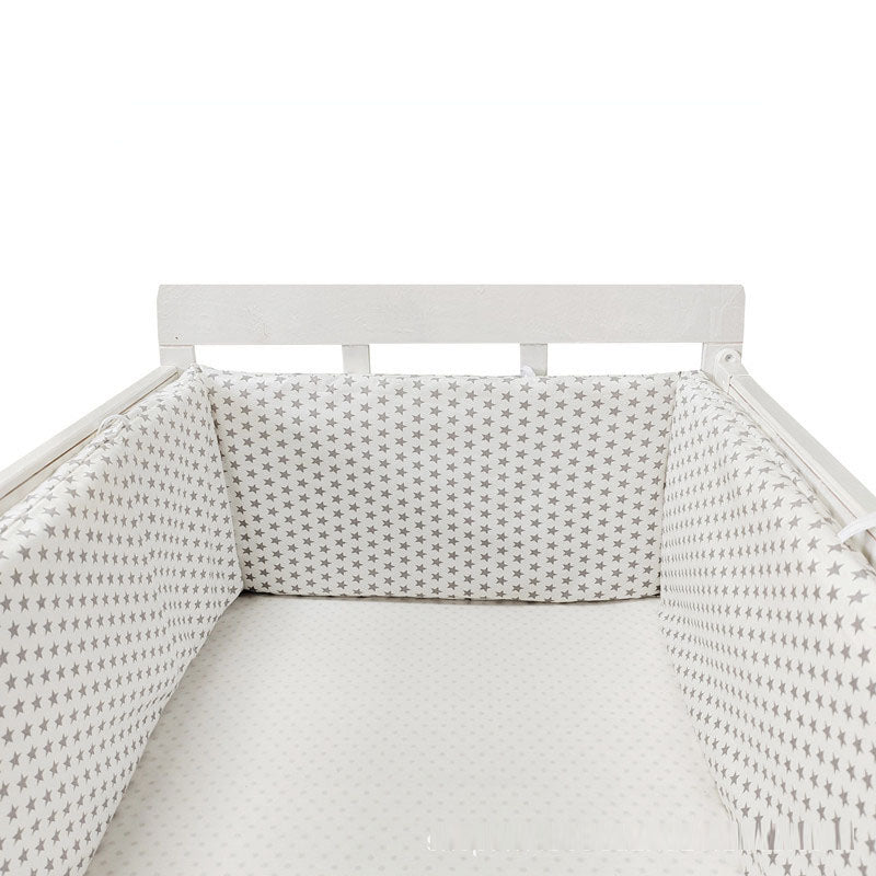 Valla de cama para bebés Four Seasons Valla de cama de algodón anticaída para bebés y niños Valla protectora de cama de algodón para bebés