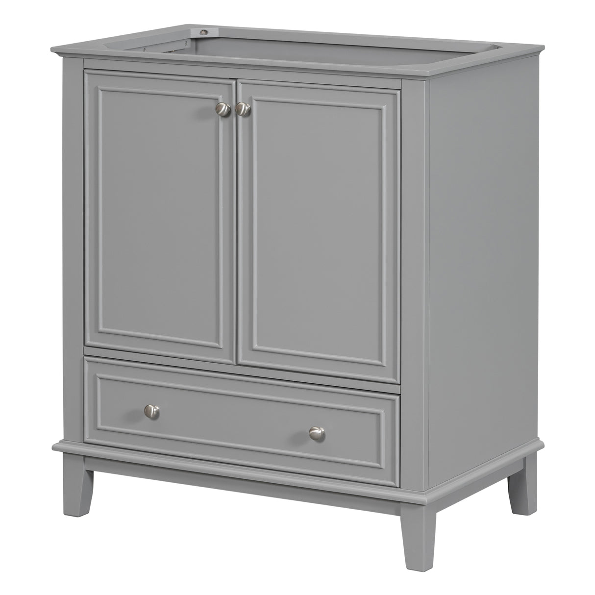 30 inch bathroom vanity no sink base only gray - V.I.P Digital Presence