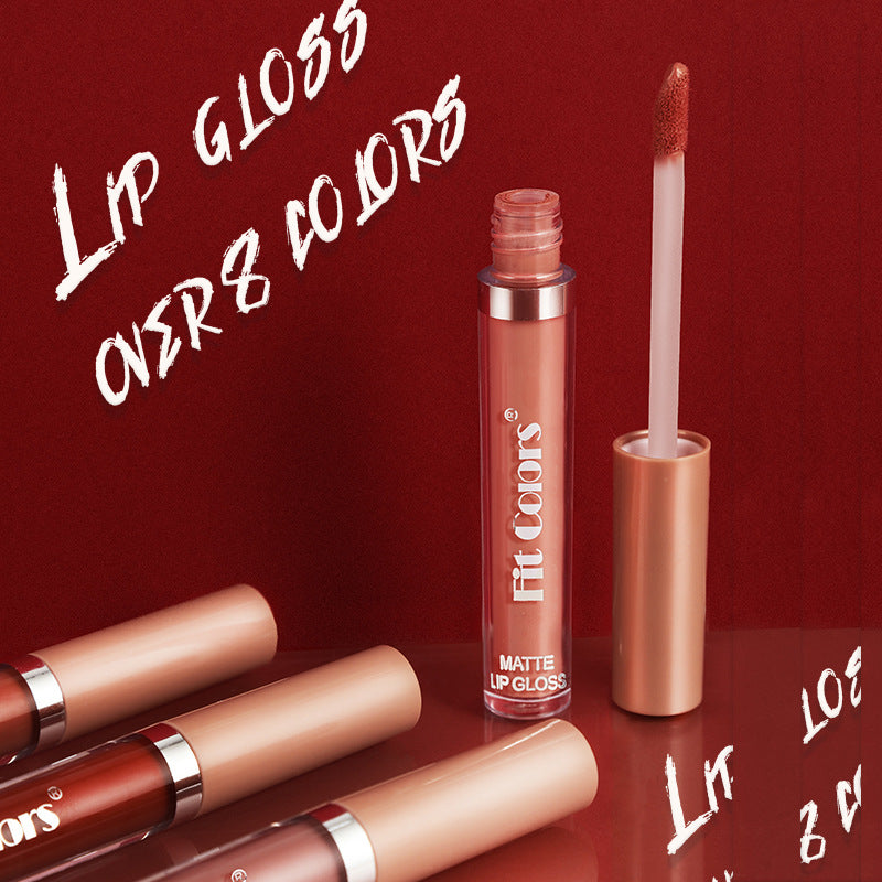 Fit Colors Matte Non Stick Cup Lip Gloss Fog Face Velvet Thin Tube Liquid Lipstick - V.I.P Digital Presence