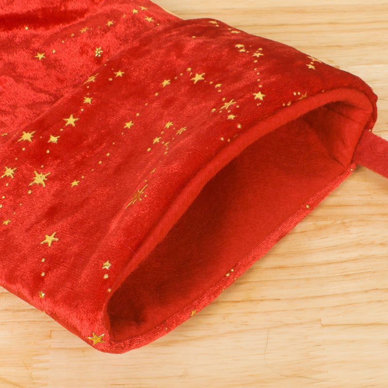 Christmas Gift Candy Bag Pendant Star Christmas Socks Christmas Socks Decoration - V.I.P Digital Presence