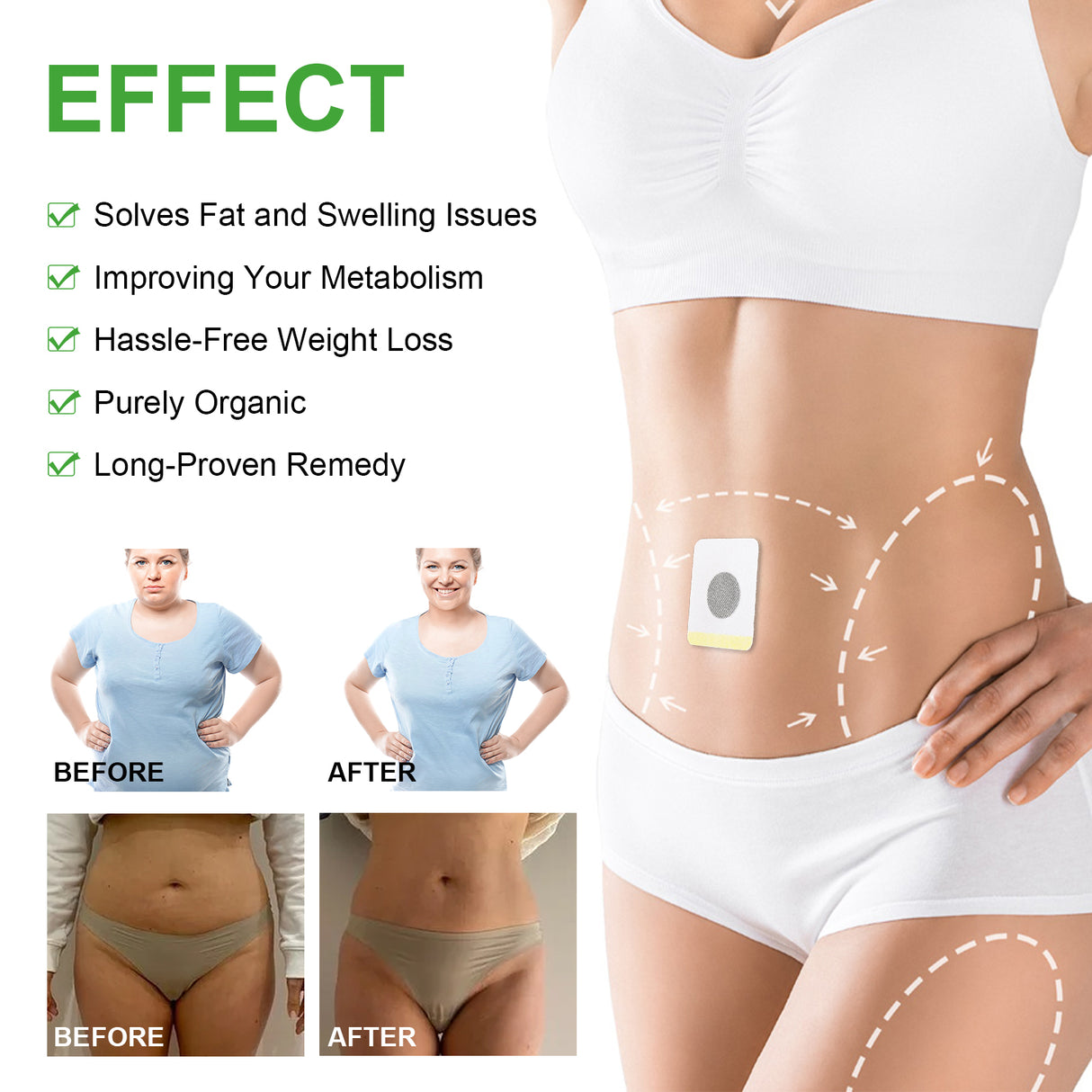 Barra moldeadora para el ombligo, para adelgazar la barriga, para la cintura pequeña y el cuidado de la salud.