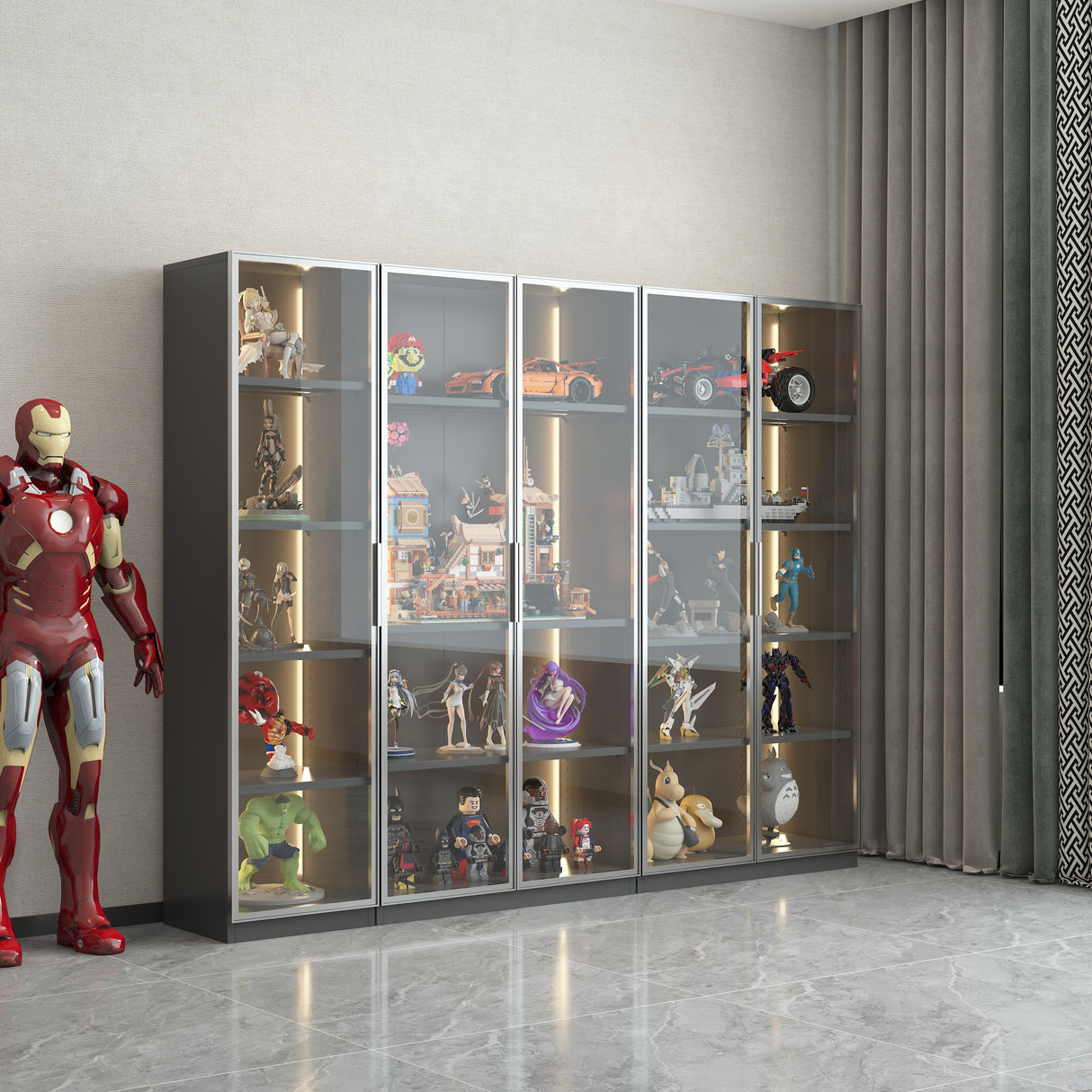 Single door display cabinet - V.I.P Digital Presence