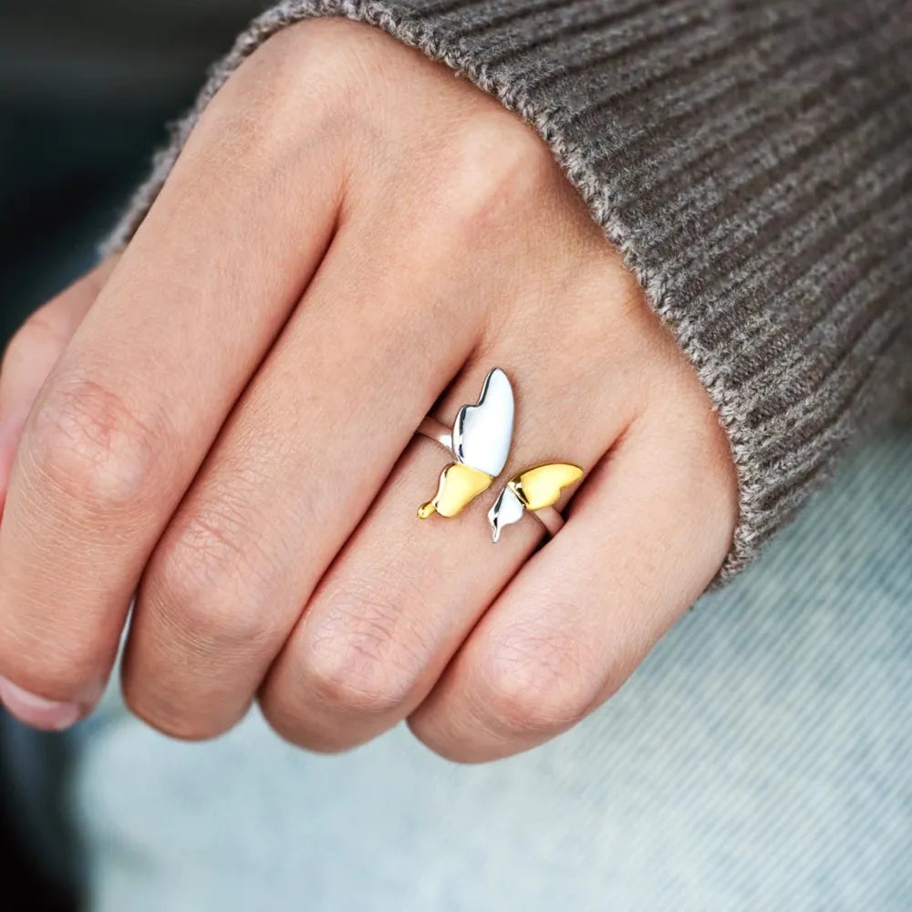 925 Sterling Silver Butterfly Ring - V.I.P Digital Presence
