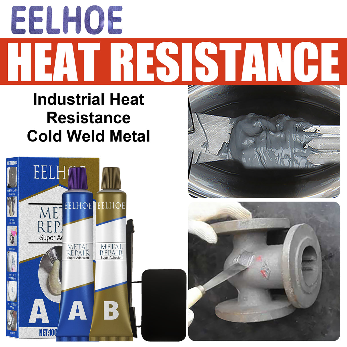 Metal Repair Glue, Crack Plugging Quick Dry High Temperature Welding Metal Repair Agent - V.I.P Digital Presence