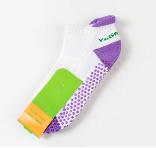 Women Fitness Professional Non-Slip Sports Socks Yoga Socks Silicone Massage Socks Cotton Pilates Socks with Grip Exercise Gym - V.I.P Digital Presence