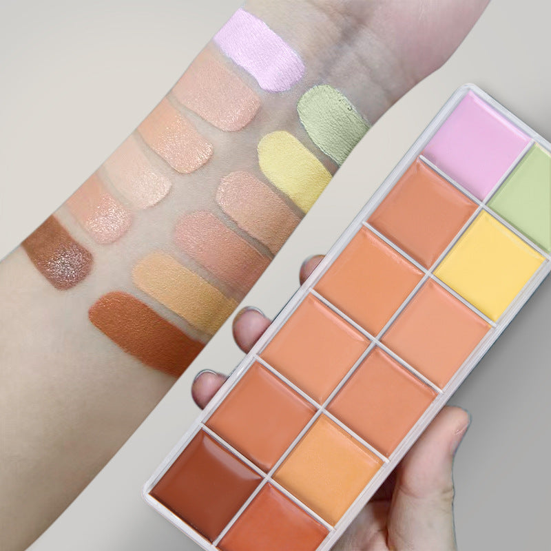 Fit Colors 12 Color Concealer Natural Moisturizing Long Lasting Concealer 3D Concealer - V.I.P Digital Presence
