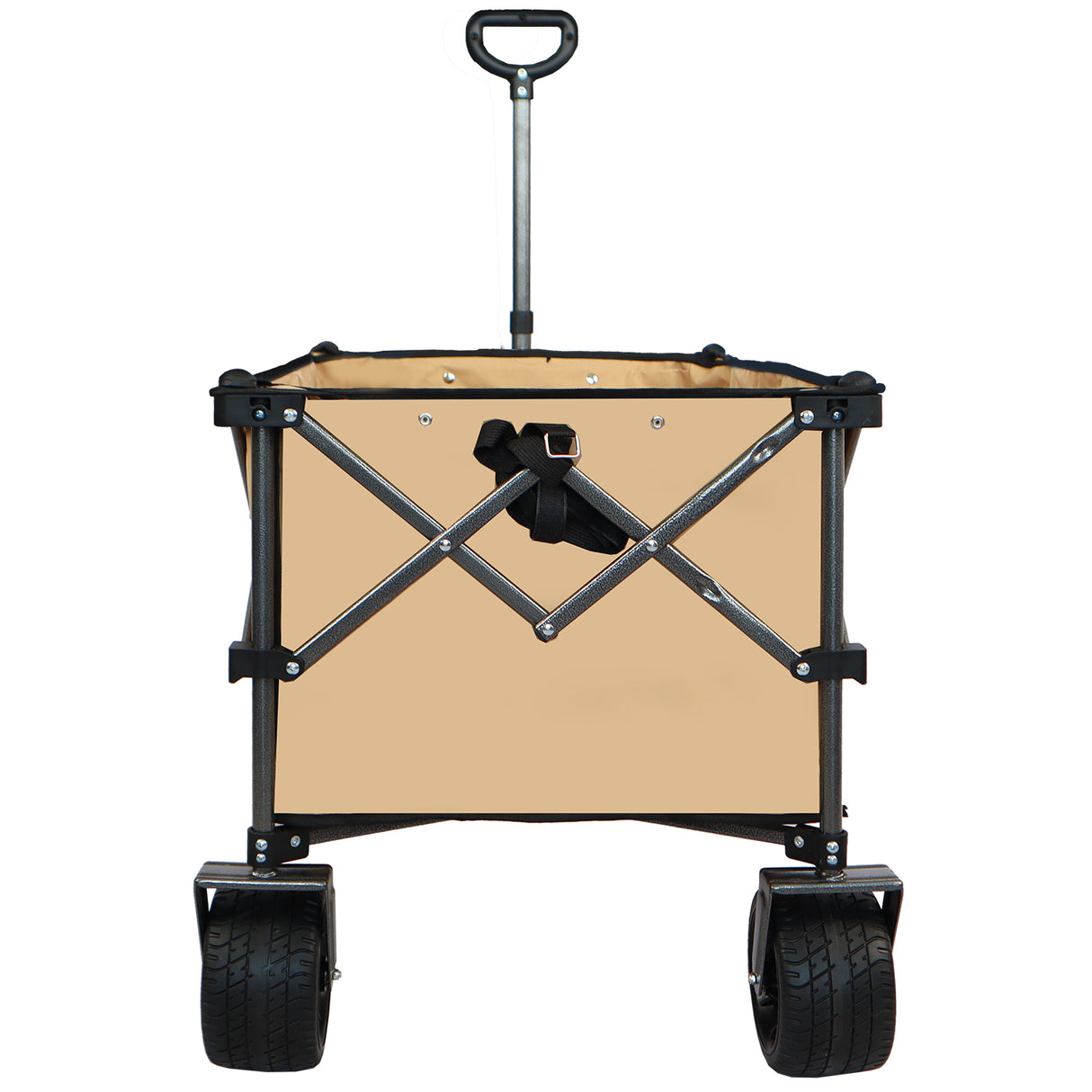 Collapsible Folding Wagon Push Pull Foldable Beach Wagon Cart - V.I.P Digital Presence