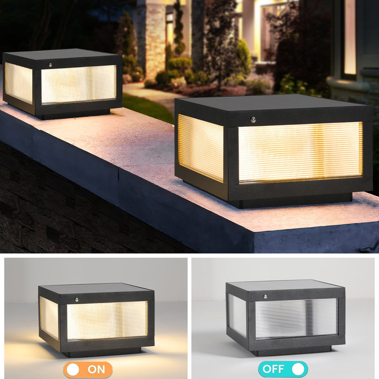 Solar Wall Lamp With Dimmable LED - V.I.P Digital Presence