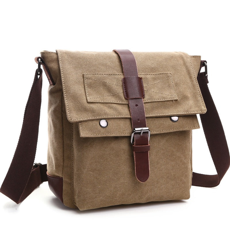 Men Business Messenger Bags For Men Shoulder Bag vintage Canvas Crossbody Pack Retro Casual Office Travel Bag - V.I.P Digital Presence