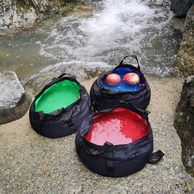 Fishing Basin Portable Travel Laundry Washbasin Foot Bag Bucket Outdoor Travel Basin - V.I.P Digital Presence