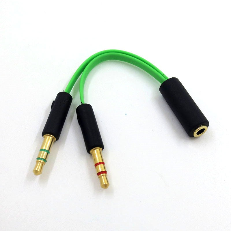 Suitable for Razer computer headphones 2-in-1 adapter headphone game splitter audio conversion - V.I.P Digital Presence