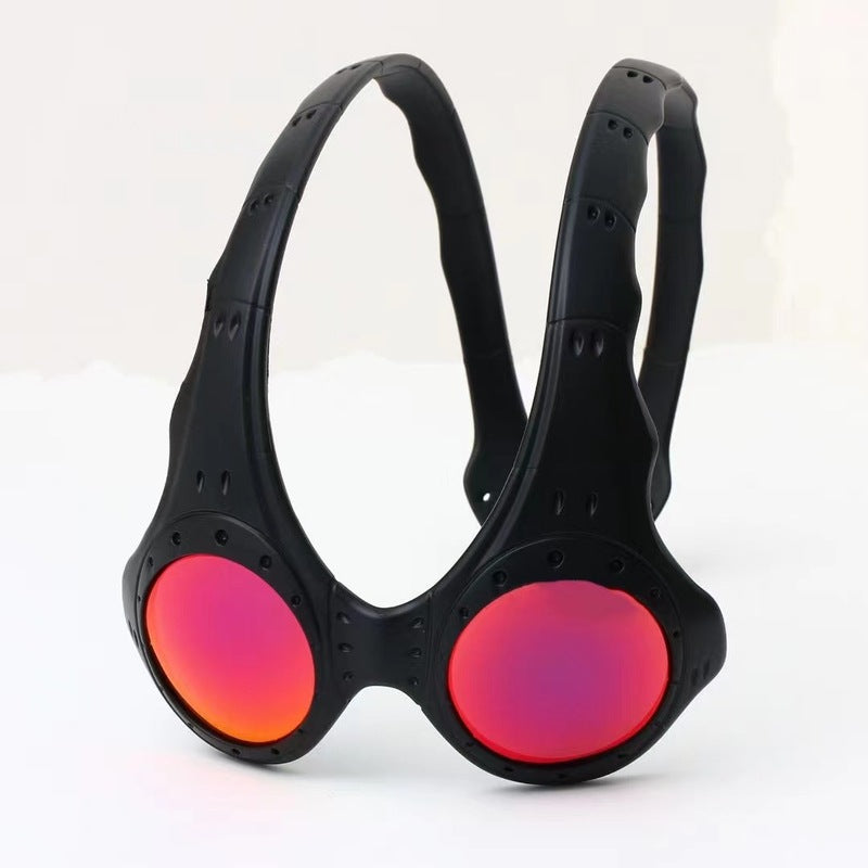 Unisex Over - The - Top Sunglasses. Ideal for outdoor cycling and sports. Fashionable retro - style metal - framed glasses. - V.I.P Digital Presence