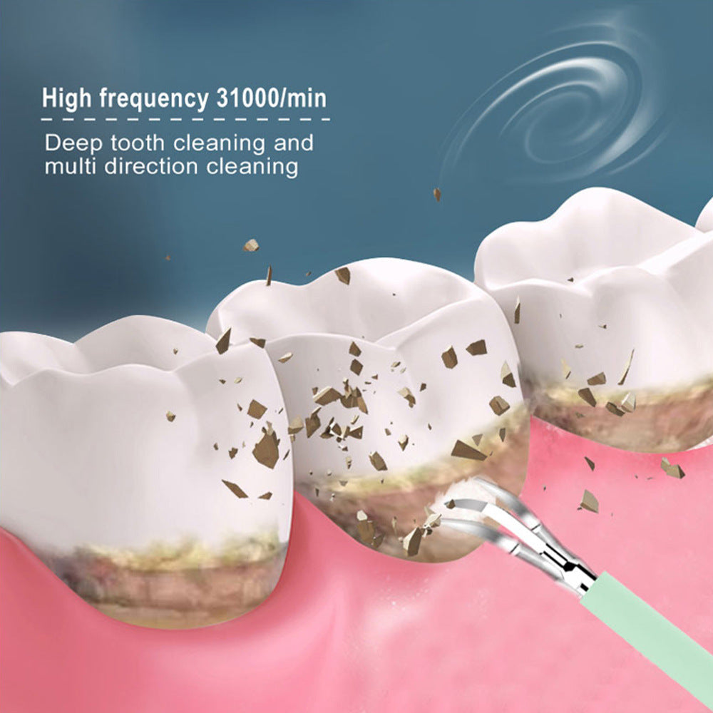 Seven-In-One Tooth Cleaner 4-Speed Electric Toothbrush Tartar Cleaning USB Household Tooth Cleaning Kit Tooth Cleaner - V.I.P Digital Presence