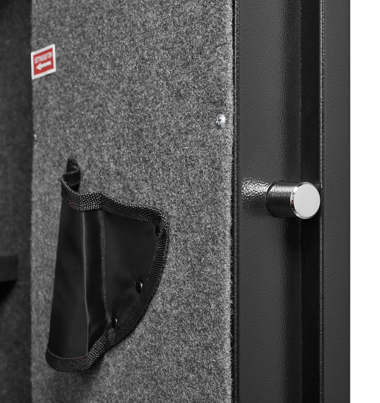 5 gun safes with 3 pistol pockets, quick access biometric adjustable heavy-duty gun rack mounted gun safes - V.I.P Digital Presence