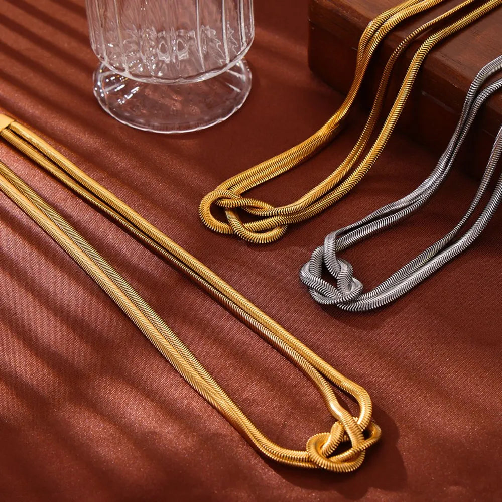 Titanium Steel Knot Necklace - V.I.P Digital Presence