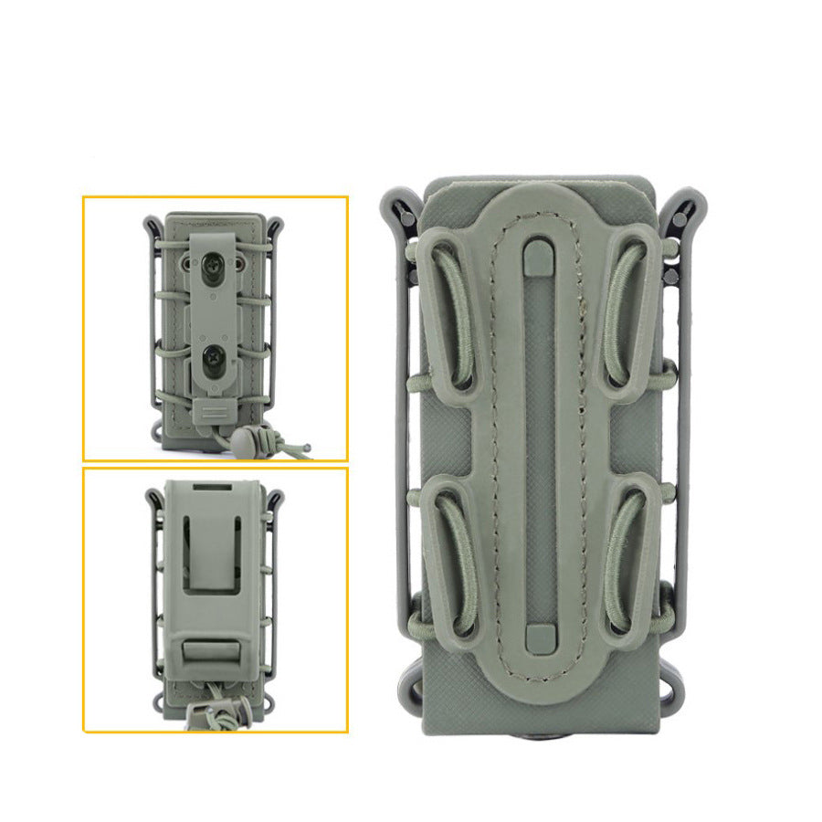 Live CS Tactical Waist Hanging Box 5.56&7.62 Elastic Scorpion Quick Pull Outdoor Multi purpose Kit - V.I.P Digital Presence