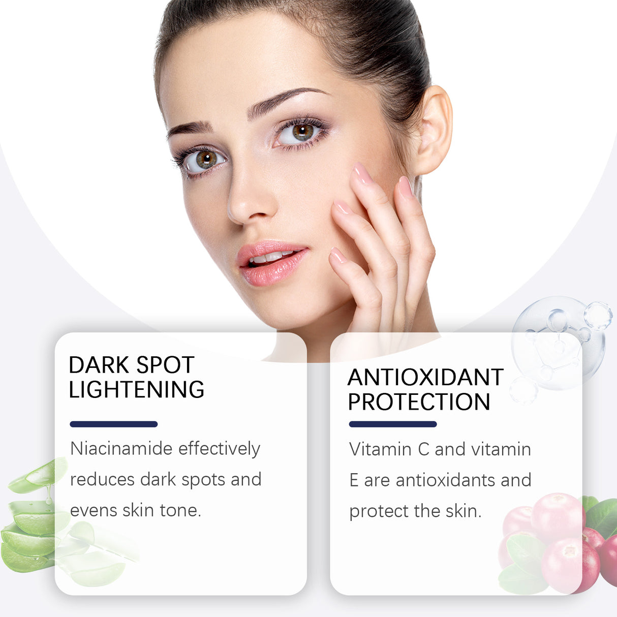 Crema para el cuidado facial: desalinizante, hidratante, reafirmante, hidratante, lifting, rejuvenecedora y suavizante.