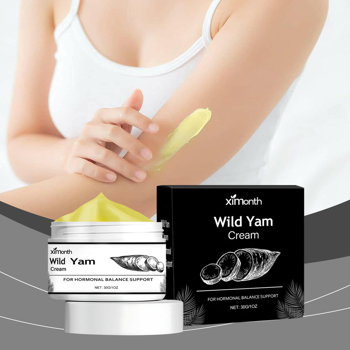 Yam Cream For Women Nourishing Cream Moisturizing Skin Hydrating Massage Balancing Body Care Cream - V.I.P Digital Presence