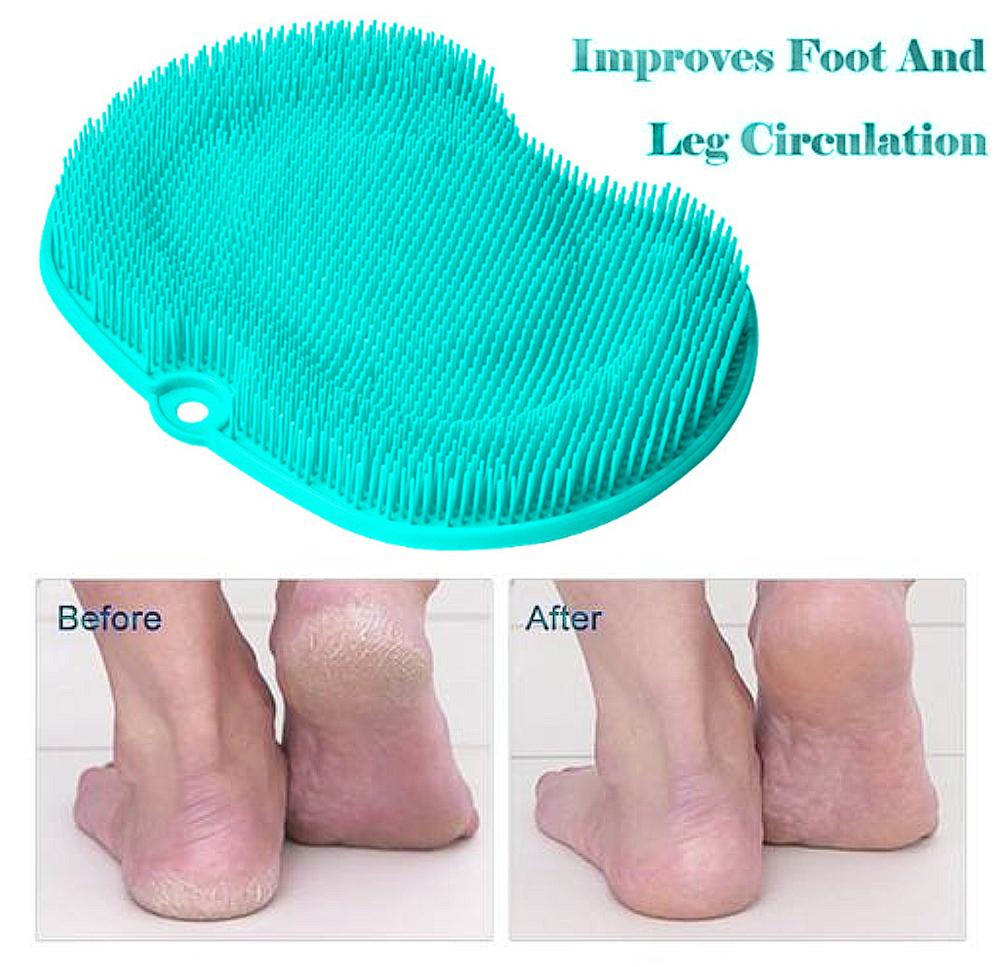Pregnant Women Without Bend Over Shower Foot Massager Scrubber Cleaner Washing Massage Tools Pad Mat Elderly Feet Cleaning Brush - V.I.P Digital Presence