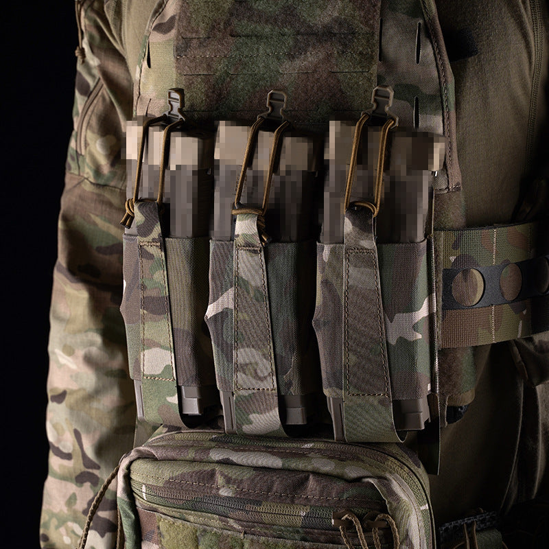 Outdoor 5.56 Triple Magazine Pouches Tactical Pouch Molle Mag Pouch for Hunting Vest - V.I.P Digital Presence