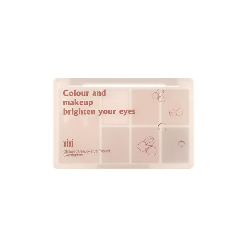 7 Color Eyeshadow Palette Red Wine Glitter Pearly Lasting Acrylic Eyeshadow Palette Korean Eyes Makeup Palette Beauty Makeup - V.I.P Digital Presence