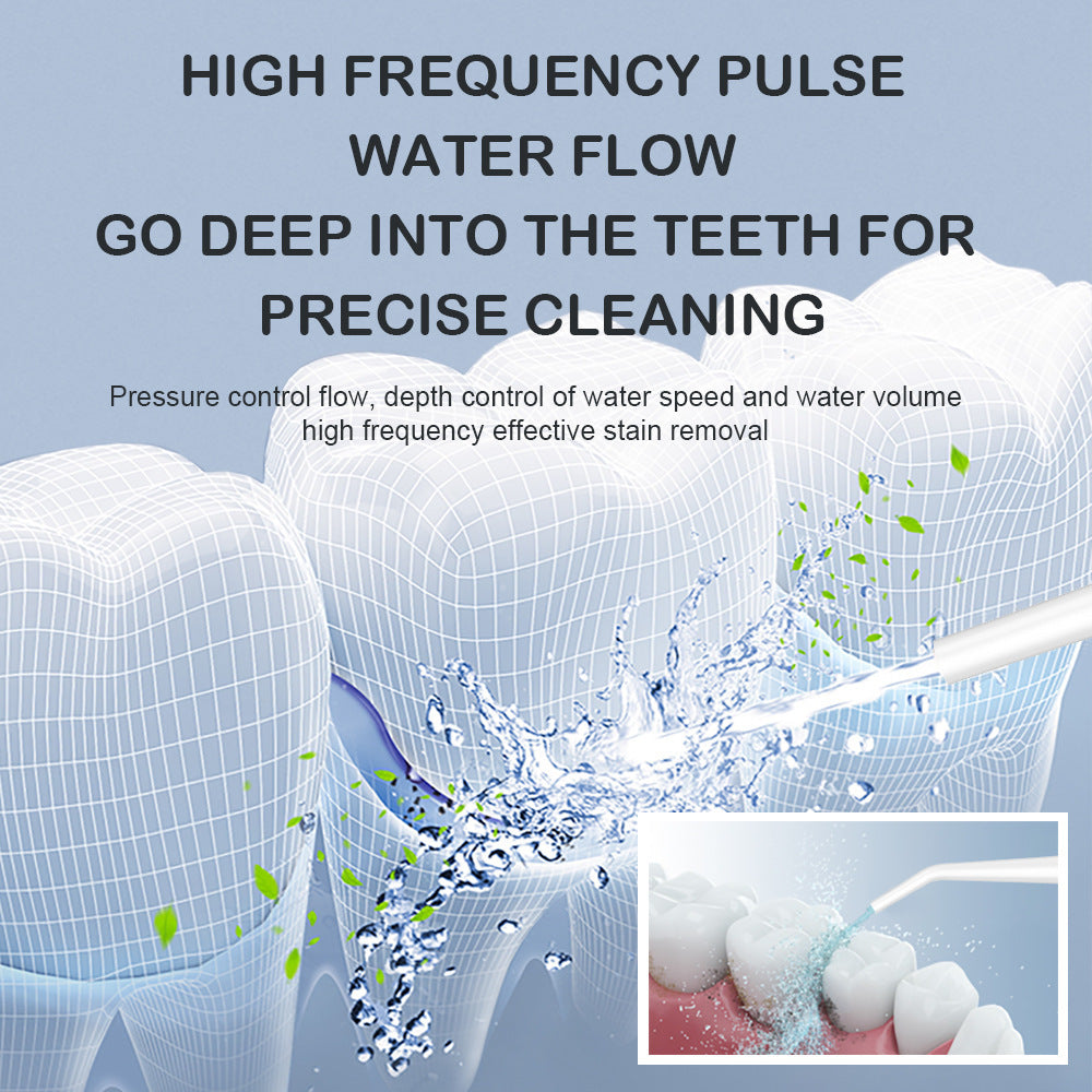 350ml Magnetic Suction Charging 4-Head Tooth Washing Machine Household Water Spray Tooth Portable Cleaning Tooth Cleaning Machine - V.I.P Digital Presence
