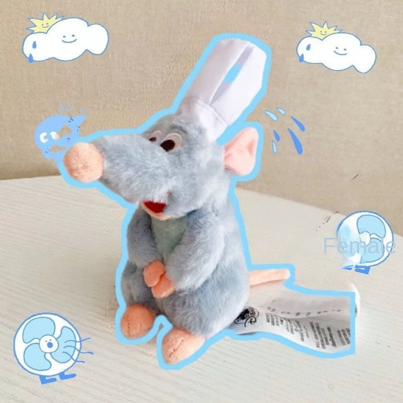 Super Cute Ratatouille Plush Doll Toy with Magnet Can Sit on Shoulder Cartoon Qi Xun